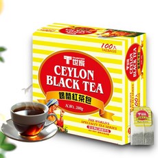 T世家錫蘭紅茶包 口感醇厚 香氣濃郁 方便快捷 隨時享受暖心紅茶, 2g, 2個, 100個裝
