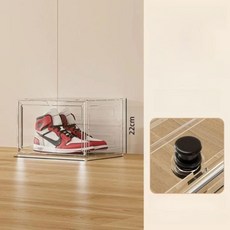 결혼 신발 상자 수공예 게임 도장 짚기 수납 선물 친구 배치, 1개, 5. 투명 사이드 문짝 (33*27*22cm)