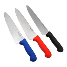 독일 기셀 31cm 정육칼 주방 식도 흑색 파랑 적색 845531, 빨강