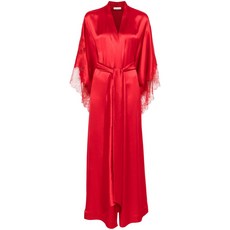 카린길슨 칼레코드리 레이스 실크 이브닝 드레스