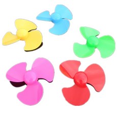 AI電子 三葉螺旋槳圓弧扇葉 直徑90mm 創意玩具大風葉 遙控小車模型, 玫紅, 1個