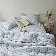 [행사가적용] 사계절 로맨틱 차렵이불 SS 4종중 택1 / 꽃무늬 펜션 병원 숙소 기숙사 대량주문 환영