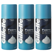 질레트 포오미 센서티브스킨 쉐이빙 폼, 175g, 18개