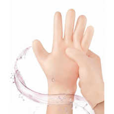 실리콘 보습 장갑 보습 보온 간편 홈케어 핸드케어 건조한 손, 66g, 1개, 스킨, 2매입