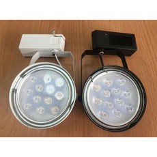 LED軌道燈 12珠 碗公投射型 全電壓, 1個, 15W白殼(自然光)