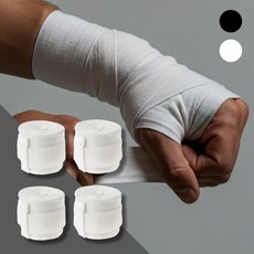 니벤트 통기 소재 복싱 이지 핸드랩, 2세트, 화이트