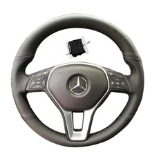 BCGLK-01용 핸드 스티치 블랙 천연 가죽 천공 내부 보호 액세서리 자동차 핸들 커버용_135641, BCGLK-01용 핸드 스티치 블랙 천연 가죽 천공 내