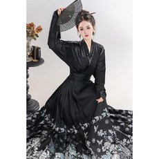 생활한복원피스 철릭원피스 긴팔 어른한복 빅사이즈 여성 가을