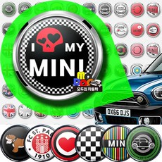 미니쿠퍼 고뱃지 그릴뱃지 엠블럼 차량용 그릴 악세사리 클럽맨 컨트리맨 R시리즈 F시리즈 전차종호환, 스티커, M-29