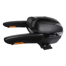 오토바이 팔걸이 거치대 뒷자석 프레임 팔받침대 탑박스 선반 수하물, 1. 소형 블랙 탄소강 손잡이