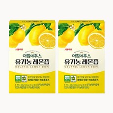 서울우유 아침에주스 유기농 레몬즙, 20g, 60개