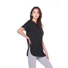 betterline 莫代爾遮臀T恤瑜珈長T 身體上衣