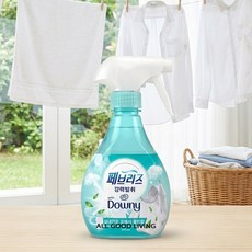 페브리즈 강력탈취 스프레이 다우니 실내건조 프레시클린향 370ml 섬유탈취제 / 섬유향수
