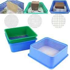 골든트리 사각 스탠망 우무가사리채 묵채 채망 채칼 묵칼 채망바구니 채썰기, 묵채 2호 0.7cm(파란색), 1개