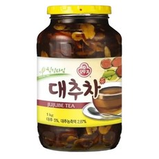 오뚜기 대추차 1kg 입 부모님 사무실 탕비실 아침대용 직장인 캠핑, 1개