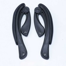 의자 팔걸이 부품 교체 팔꿈치 핸들 패드 셀프 쿠션 컴퓨터 일반블랙메쉬 한쌍 두꺼운스폰지 사무실용 1