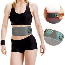 ERANSTAR 복근 EMS 트레이닝 복부 허리마사지기 뱃살자극 다이어트 홈트레이닝, ER-K3