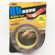 3M汽車內外專業用黏貼/黏著超強雙面膠帶25.4mmx3m，超強黏性，適用於各種汽車零件黏貼, 1個