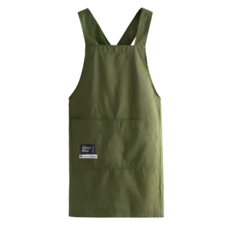 디노르 방수 카페 캠핑 앞치마, 1개, 카키(khaki)