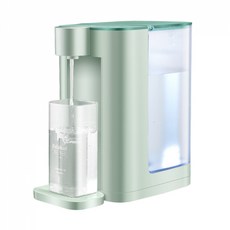 오스틱니 가열식 가정용 생수기 상시 온수 공급 5단계 온도 조절 탁상용 미니 데스크탑 음용수 일체형 기기, 녹색