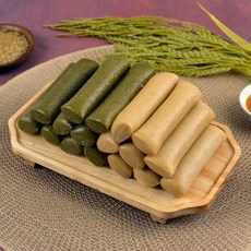 우리쌀 옛날 가래떡 먹을복세트 (발아현미+현미쑥) 총 2kg, 1세트