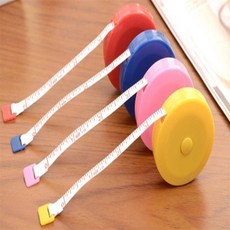 예스몰 칼라원형줄자1.5m 각도기