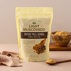 라이트 머스코바도 비정제 사탕수수당, 800g, 1개