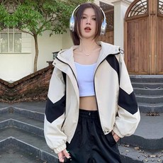 good 風衣外套女春秋休閒百搭寬鬆學生小個子薄款衝鋒衣2025年新款