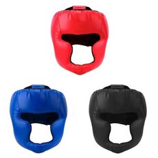 복싱 헤드기어 보호 가드 태권도, 레드, 1개