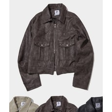 [국내정품] 플레이스 스튜디오 래더 라이더스자켓 가죽 싱글 라이더 포켓 리벳 레더 바이커 자켓_3COLOR 221631