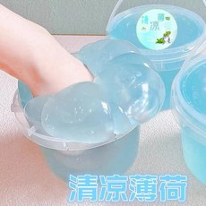대용량 슬라임 중국슬라임 액괴 말랑이 촉감놀이 과일젤리 버블 1200ml, E_1200ml