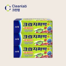 크린랲 크린이중지퍼백 미니 15cmX10cm 20매, 미니(XS), 3개