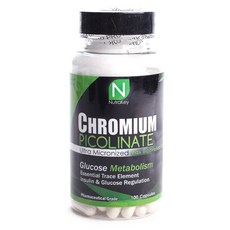 NutraKey 吡啶甲酸鉻膠囊, 100顆, 1罐