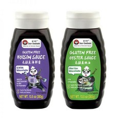 Sauce Grandmaster 소스 그랜드마스터 더블 딜라이트 글루텐 프리 번들 70% 굴 추출물 굴소스 달콤한 호이신 MSG 무첨가 케토 친화적 아시안 요리 바비큐 건강한, 호이신 ＆ 굴 소스