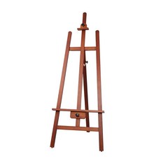 SWAN 義大利櫸木畫架 60*76*160CM 紅棕色