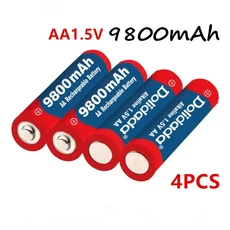 호환 4-16pcs 태그 AA 배터리 9800 Mah 충전식 1.5 V Alcalinas Drummey +