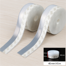 쏠앤쏠 문풍지 문틈바람막이 창문바람막이 45mm x 5m, 2개