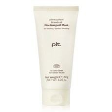 플렌티 플랜트 브루버드 쌀 막걸리 마스크 워시오프 팩 국내산 술지게미 각질 세안 팩 150g, 1개, 1개입