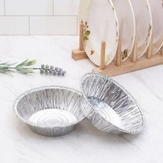 도매왕 14.5cm 이라이프 은박공기 10개입 일회용 밥그릇 차량용 카본 레자시트지