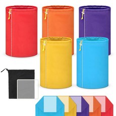 5팩 18.9L(5갤런) 필터 백 윈드스피드 옥스포드 천 올 메시 필터 백 18.9L(5갤런) 버킷용 필터 스크린 및 보관 파우치 포함(25~220미크론), 5팩 18.9L(5갤런) 필터 백, 윈드스피드 옥스포드