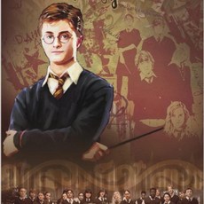 해리포터 클래식 영화 호그와트 페인팅 크로스 아트 퍼즐 모자이크 자수 홈 데코 신상품, 1개, 4. 11