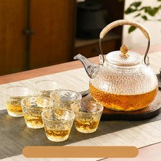 하이라이트용 소형 물끓이는 유리 손잡이, 901ml 이상 1L 이하, 1L, 스노우포인트 900ml 6개