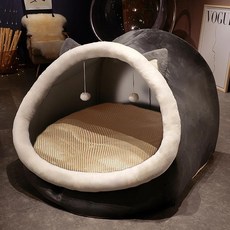 수면동굴 인간개집 대형쿠션 싱글침실 쿨링매트 플러시양면매트 포함, 다크그레이 (쿨링매트+플러시매트)