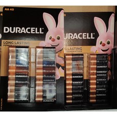 DURACELL 金頂鹼性電池, 1個, 3號-40入
