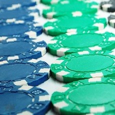 게임용 칩 놀이 도구 오락 용품 원형 플라스틱 다색 파티 모임 가족 놀이 테이블, 1개, 블루20p