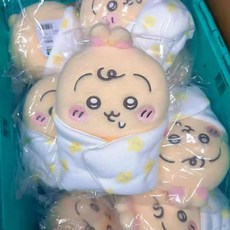 먼작귀 열쇠고리 모에계 코하치 마스코트 누이구루미 펜던트장식, 포대기 우사기 12cm, 1개, 12cm
