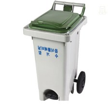 스토어-지유 음식물 폐비닐 수거함 60ℓ [MGB-60WPV] 페달고리형 발로여는수거함, 뚜껑:녹색