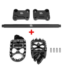 실험보드 2025 스타크 바그 EX MX 익스텐더 풋 페그 풋레스트 페달 알루미늄 액세서리 전기 더트 바이크용, 03 red