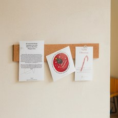 코르크보드 접착식 게시판 내츄럴 롱타입 클립보드s.k, 상세페이지 참조