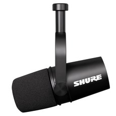 SHURE MV7X 動圈式麥克風 XLR 錄音直播麥克風, MV7-X黑(XLR)